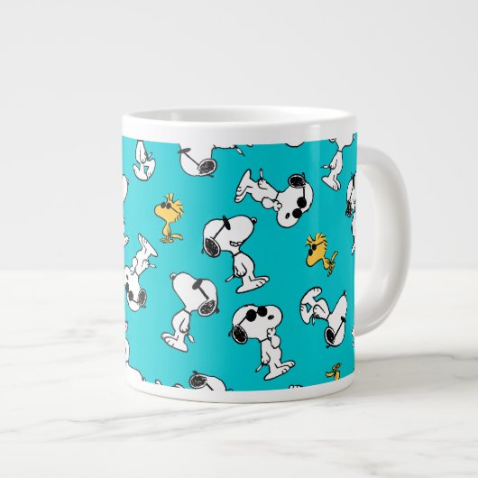 Peanuts | Snoopy & Zonnebrilpatroon Grote Koffiekop (Voorkant rechts)