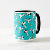 Peanuts | Snoopy & Zonnebrilpatroon Mok (Voorkant rechts)