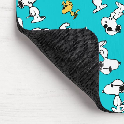 Peanuts | Snoopy & Zonnebrilpatroon Muismat (Hoek)