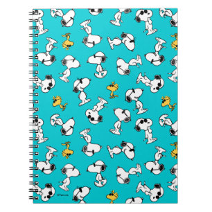 Peanuts Snoopy & Zonnebrilpatroon Notitieboek