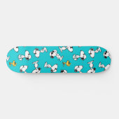 Peanuts | Snoopy & Zonnebrilpatroon Persoonlijk Skateboard (Horizontaal)