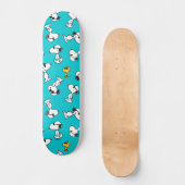 Peanuts | Snoopy & Zonnebrilpatroon Persoonlijk Skateboard (Voorkant)