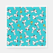 Peanuts | Snoopy & Zonnebrilpatroon Servet (Voorkant)