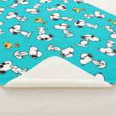 Peanuts | Snoopy & Zonnebrilpatroon Sherpa Deken (3/4)