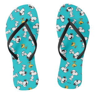 Peanuts Snoopy & Zonnebrilpatroon Teenslippers