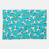 Peanuts | Snoopy & Zonnebrilpatroon Theedoek (Horizontaal)