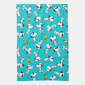 Peanuts | Snoopy & Zonnebrilpatroon Theedoek (Verticaal)