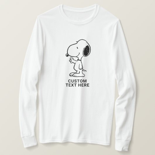 Peanuts | Snoopy Zwaait T-shirt (Design voorkant)