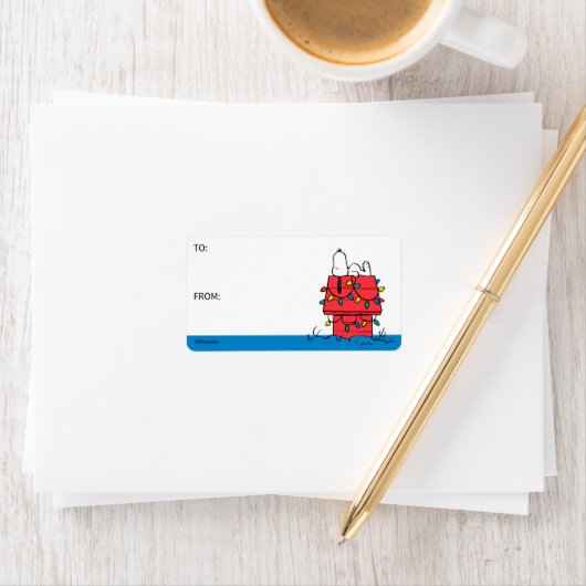 Peanuts | Snoopy's Dog House Met Lichten Cadeau La Etiket (Insitu)