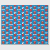 Peanuts | Snoopy's Dog House met verlichting Cadeaupapier (Vlak)