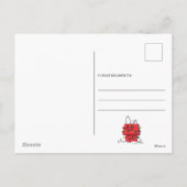 Peanuts | Snoopy's Dog House met verlichting Feestdagenkaart (Achterkant)