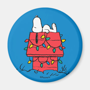Peanuts   Snoopy's Dog House met verlichting Magneet