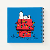 Peanuts | Snoopy's Dog House met verlichting Notitieboek (Achterkant)