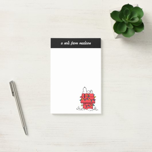 Peanuts | Snoopy's Dog House met verlichting Post-it® Notes (Kantoor)