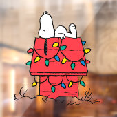 Peanuts | Snoopy's Dog House met verlichting Raamsticker (Vel 2)