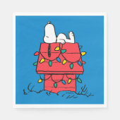 Peanuts | Snoopy's Dog House met verlichting Servet (Voorkant)