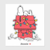 Peanuts | Snoopy's Dog House met verlichting Sticker (Vel)