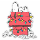 Peanuts | Snoopy's Dog House met verlichting Sticker (Voorkant)