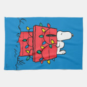 Peanuts | Snoopy's Dog House met verlichting Theedoek (Horizontaal)
