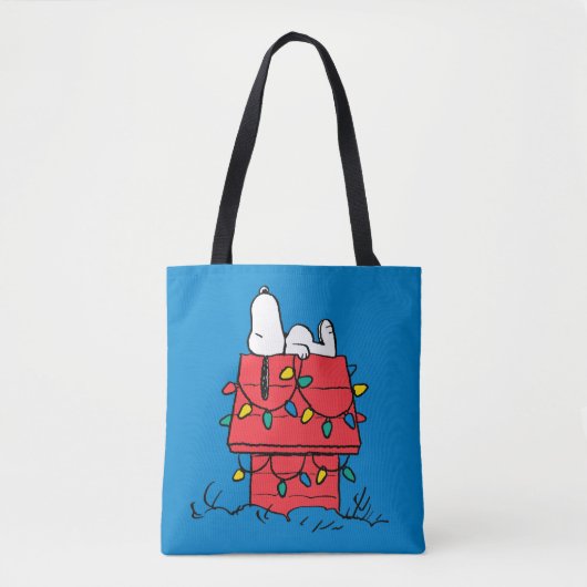 Peanuts | Snoopy's Dog House met verlichting Tote Bag (Voorkant)
