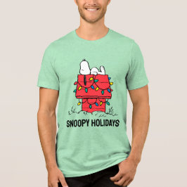 Peanuts | Snoopy's Dog House met verlichting Tri-Blend Shirt