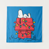 Peanuts | Snoopy's Dog House met verlichting Wandkleed (Voorkant)