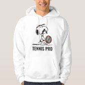 Peanuts | Snoopy's Mustache Tennis spelen Hoodie (Voorkant)