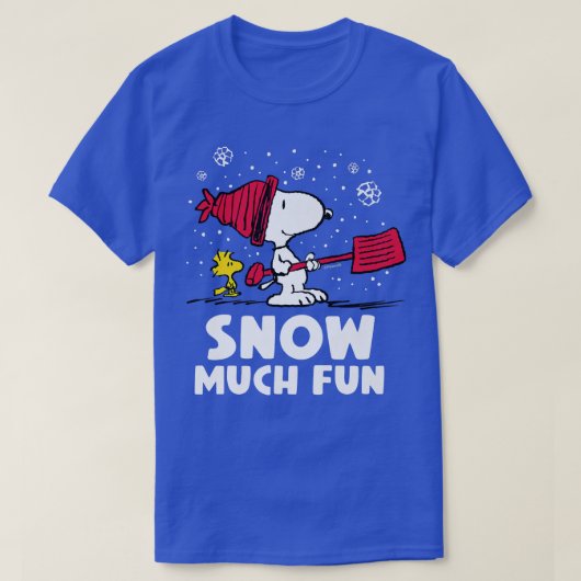 Peanuts Snow Much Fun T-shirt (Design voorkant)