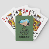 Peanuts | Speelkaarten met Snoopy in de buitenluch (Achterkant)