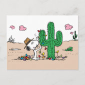 Peanuts | Spike versiert voor Kerstmis Feestdagenkaart (Voorkant)