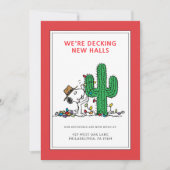 Peanuts | Spike versiert voor Kerstmis Feestdagenkaart (Voorkant)