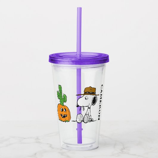 Peanuts | Spike's Desert Halloween Acryl Drinkbeker (Voorkant)