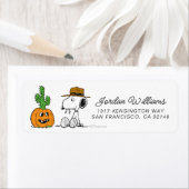 Peanuts | Spike's Desert Halloween Etiket (Insitu)