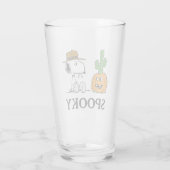 Peanuts | Spike's Desert Halloween Glas (Achterkant)