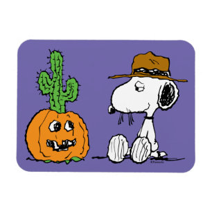 Peanuts   Spike's Desert Halloween Magneet