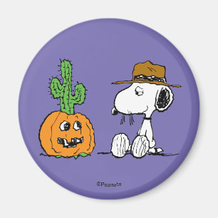 Peanuts   Spike's Desert Halloween Magneet
