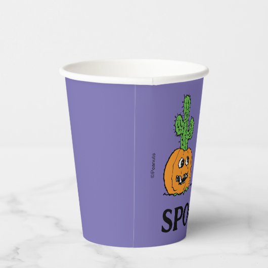 Peanuts | Spike's Desert Halloween Papieren Bekers (Rechts)