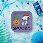 Peanuts | Spike's Desert Halloween Papieren Bordje (Feest)