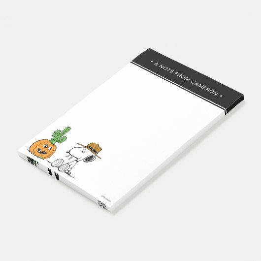 Peanuts | Spike's Desert Halloween Post-it® Notes (Schuin)