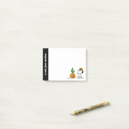 Peanuts | Spike's Desert Halloween Post-it® Notes (Op bureau)