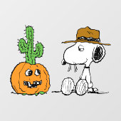 Peanuts | Spike's Desert Halloween Raamsticker (Vel)