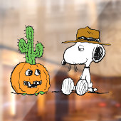 Peanuts | Spike's Desert Halloween Raamsticker (Vel 2)