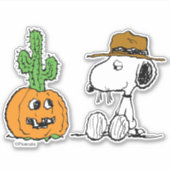 Peanuts | Spike's Desert Halloween Sticker (Voorkant)