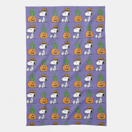 Peanuts | Spike's Desert Halloween Theedoek (Verticaal)