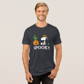 Peanuts | Spike's Desert Halloween Tri-Blend Shirt (Voorkant volledig)