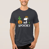 Peanuts | Spike's Desert Halloween Tri-Blend Shirt (Voorkant)