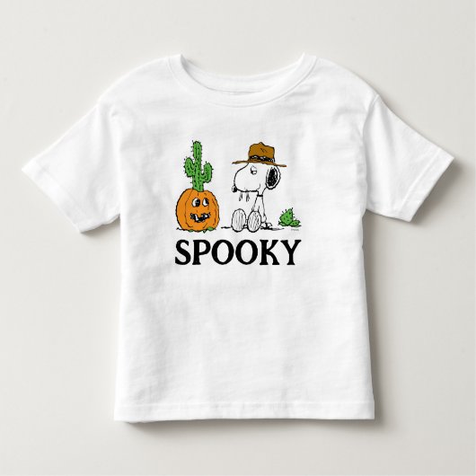 Peanuts | Spike's woestijn Halloween Kinder Shirts (Voorkant)