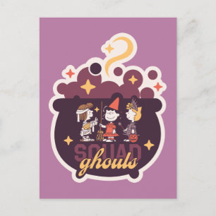Peanuts Squad Ghouls Ketel Halloween Briefkaart