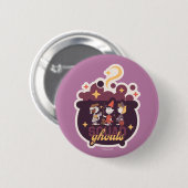 Peanuts Squad Ghouls Ketel Halloween Ronde Button 5,7 Cm (Voorkant /achterkant)