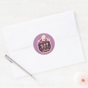 Peanuts Squad Spookketel Halloween Ronde Sticker